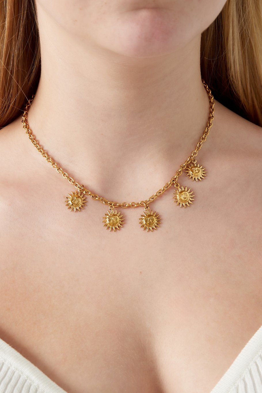 necklace golden glow Picture2